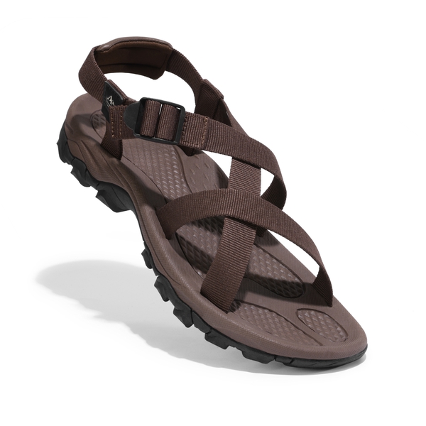 Men's Open Toe Athletic Sport Sandals - BROWN - 5